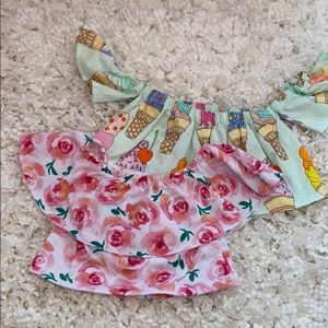 two off shoulder tops